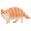 Simulations Katzenmodell Orange Deko 10