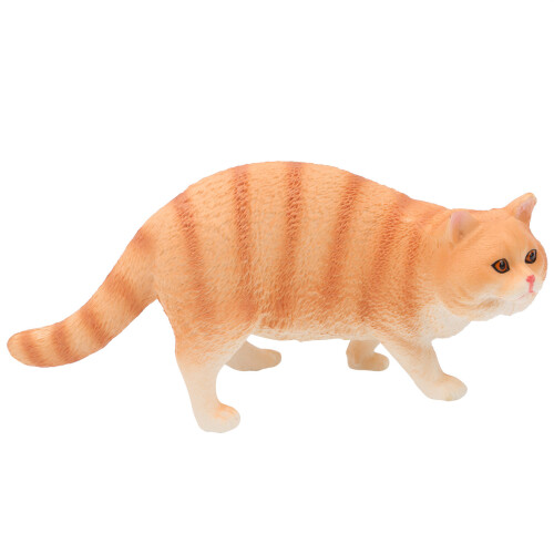 Simulations Katzenmodell Orange Deko 1