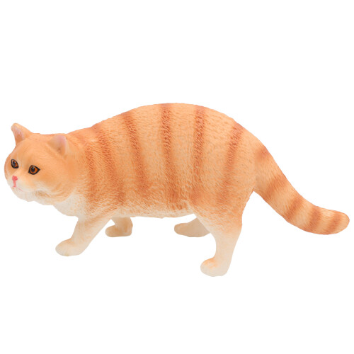 Orange Katze als Schreibtisch Deko 1