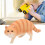 Simulations Katzenmodell Orange Deko 7