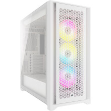 Corsair iCUE 5000D RGB AIRFLOW Mid Tower E-ATX Gaming Case - White With Window