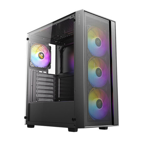 Case Mid-Tower ATX Antec AX65 com 4 Ventoinhas ARGB, Vidro Temperado