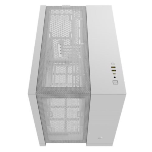 Corsair Corsair 2500D Airflow Micro-ATX Dual Chamber PC Case - White With Window 1