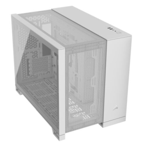 Corsair Corsair 2500D Airflow Micro-ATX Dual Chamber PC Case - White With Window