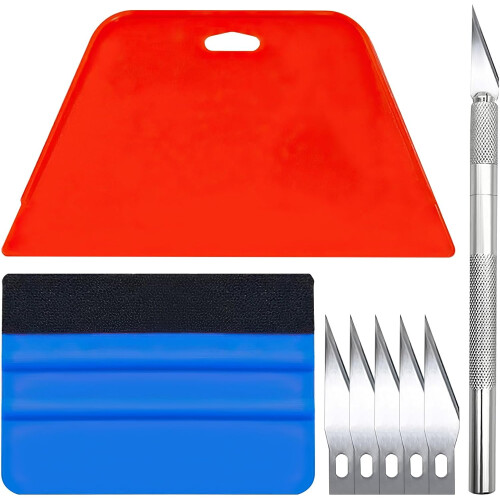 Professional Wallcovering Tool Kit, Smoother, Car Vinyl Wrap Tool Kit