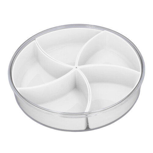 Kindersnackdose mit Deckel, 5 Fächer, Obstbox 1