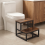 Living And Home 2-Step Stool with Metal Frame 1