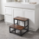 Living And Home 2-Step Stool with Metal Frame 2
