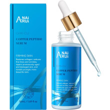 ANAiRUi GHK-Cu Copper Peptide 1% Face Serum with Hyaluronic Acid (50ml)