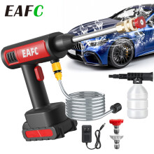 EAFC Nettoyeur Haute Pression Électrique, Pistolet à Eau Sans Fil 60 Bar, Portable pour Lavage Auto et Surfaces
