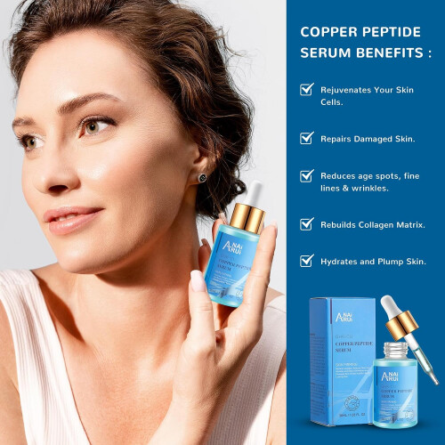 ANAiRUi GHK-Cu Copper Peptide 1% Face Serum 30ml 1
