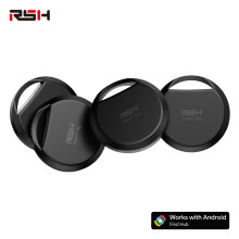 RSH Smart Tag GPS-Tracker, 4er-Set, für Android, Google Find Hub kompatibel, zum Finden von Taschen und Haustieren