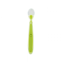 Callowesse Silicone Weaning Spoon, Green
