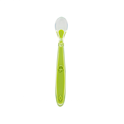 Callowesse Silicone Weaning Spoon, Green