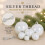 60 White Iridescent Baubles Shatterproof Christmas 6