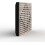 (Sonoma) 8 Pack - Small Acoustic Panel | Decorative Sound Absorbing Wall Panel "WILDS-Mini" 25x25x3 cm | Absorption & Diffusion 4