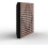 (Nut) 8 Pack - Small Acoustic Panel | Decorative Sound Absorbing Wall Panel "WILDS-Mini" 25x25x3 cm | Absorption & Diffusion 4
