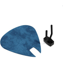 (Blue) Guitar Pick-Shaped Wall Acoustic Panel PICK-Small 230270mm | Single Decorative Sound-Absorbing Mount