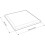 (White glossy Plastic) 8 Pack - Small Acoustic Panel | Decorative Sound Absorbing Wall Panel "WAVE-Mini" 25x25x3 cm | Absorption & Diffusion 2