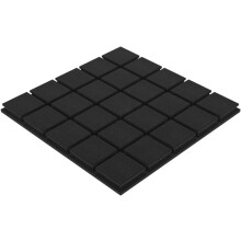 (70 mm) 4 Pack - Acoustic Foam Panels "Square"| SoundProofing Padding for Wall | Studio Absorbing Insulation Tile