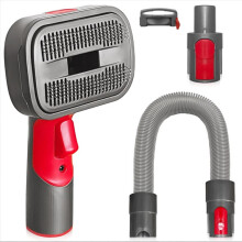 Pet Grooming Brush 2-in-1 Dog Hair Vacuum Attachment for Grooming Shedding Compatible with V7 V8 V10 V11 V15 Cordless Vacuums