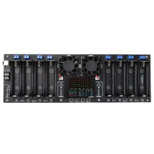 8-Channel 18650 Lithium Battery Auto Charge/Discharge Capacity Internal Resistance Tester 2.4'' Curve Display