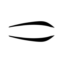Front Headlight Eyebrow Eyelid Lamp Cover Decoration Trim for MK6 Exterior Accessories