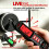 Digital Voltage Tester Pen Non-Contact NCV Detector, Live/Neutral Wire Identification, Temperature Measure 4