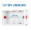 Dry Lining Box Gypsum Board Drywall Plaster Board 47mm Depth Wall  Box Socket Cassette Screw Hole Space 120mm 2pc 8