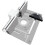 Router Lift/Insert Plate -Woodworking Router Table Insert (Compatible with Compact Routers and Full-Size Routers) Silver 6