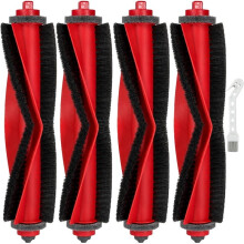 Brosse Principale pour Aspirateur Robot pour Q10 S5, Q10 S5+, Q10 X5, Q10 X5+, Lot de 4 · Conception Anti-EnchevĂŞtrement, Structure Ă