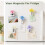 8Pcs Silver Ceramic Vase Magnets with Artificial Flowers, Embedded Strong Magnets for Secure Hold  Fridge, Lockers 5