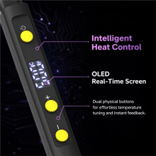 Professional-Grade USB Soldering Iron with A Digital Temperature Range of 200-500C, for PCB Repair