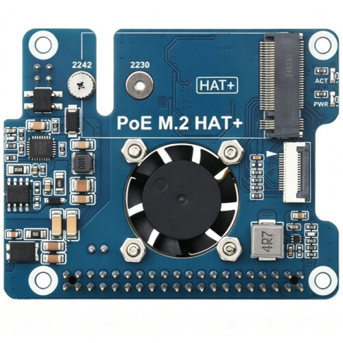 PCIe Till M.2-Adapter med PoE-Funktion för Raspberry Pi 5, Stöder NVMe-Protokoll M.2 SSD-Disk 2