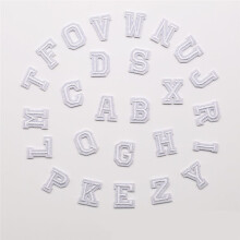 104Pcs Alphabet A - Z Patches, Iron Sew Letters for Clothing, Hats, Shoes, Backpacks, Handbags, Jeans Etc.