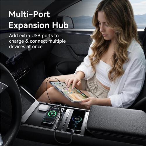 USB Hub Single Port Type-C Fast Charging Console Dock for  Model MY/3/YL, YL Central Console Docking Accessories 1
