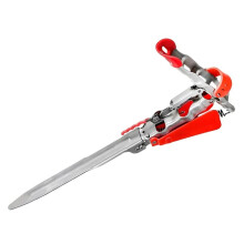 Automatic Spring Fishing Rod Holder with Adjust Sensitivity Stainless Steel Base for Effortless Hookset , Ground Support