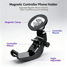 Support Magnétique pour Manette de Jeu, Support Ajustable pour Manette pour , Universel, Support Simple pour