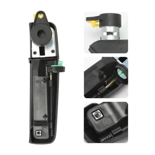 Front Left Side Exterior Door Handle with Lock for  Panda Van 2003-2011 735371236 735357271 1