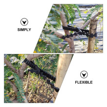 10 Stück Verstellbare, Flexible Gummibänder Zur Baumbefestigung, Wiederverwendbares Gartenzubehör für Ranken und Äste