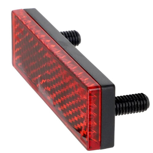 Red Rear Reflector Warning Reflective Plate Mudguard Accessory for  T3 Electric Scooter Replacement Part 1