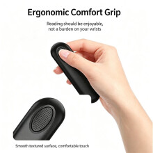 Clip- Page Turner Wireless Remote Controller Auto-Pair E-Book Reading Artifact for E-Reader Phone Tablet