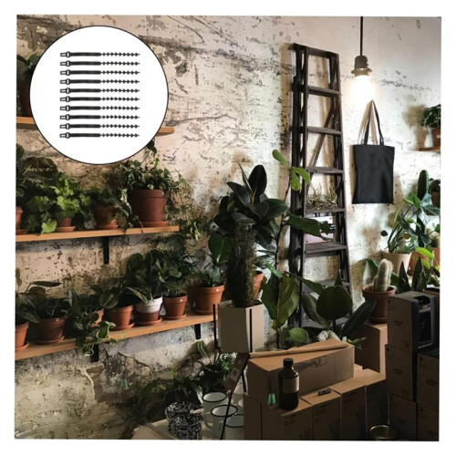 10pcs Adjustable Flexible Rubber Tree Binding Straps for Plant Support Reusable Garden Accessory for Vines and Branches 2