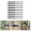10pcs Adjustable Flexible Rubber Tree Binding Straps for Plant Support Reusable Garden Accessory for Vines and Branches 7