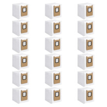 18 Pack E25 Replacement Vacuum Bags Compatible for E25 Omni/E28 Omni/C28 Omni Clean Base Automatic Dirt Bags
