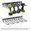 Wall Mounted Power Tool Holder - Heavy Duty Metal Drill Storage Organizer Rack for Garage Workshop 6
