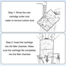 6 Pack EF-S Filter Cartridges for EF-S Element and BF5 BETTAFLO Aquariums
