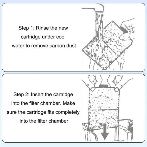 6 Pack EF-S Filter Cartridges for EF-S Element and BF5 BETTAFLO Aquariums