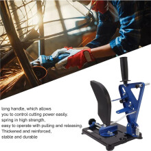 Heavy-Duty Angle Grinder Stand - Mount for 4"/5" Grinders, Secure Cutting & Grinding Base for Metalworking & DIY