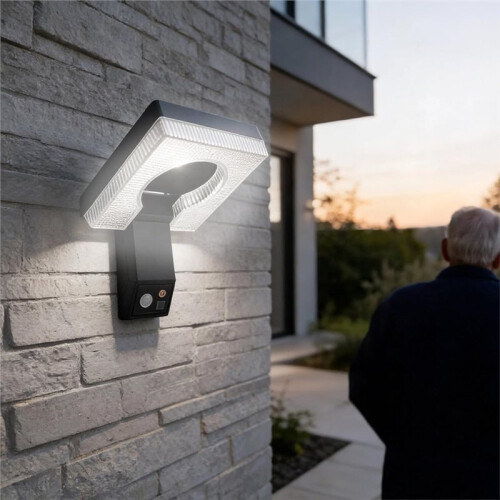 Solar Outdoor Light, Foldable Motion Sensor, Adjustable Angle,120 Wide Angle, for Patio, Yard, Garden 2